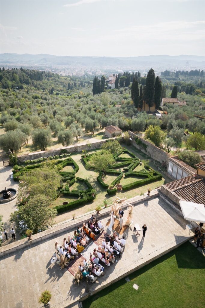 Wedding Ceremony at Villa di Maiano