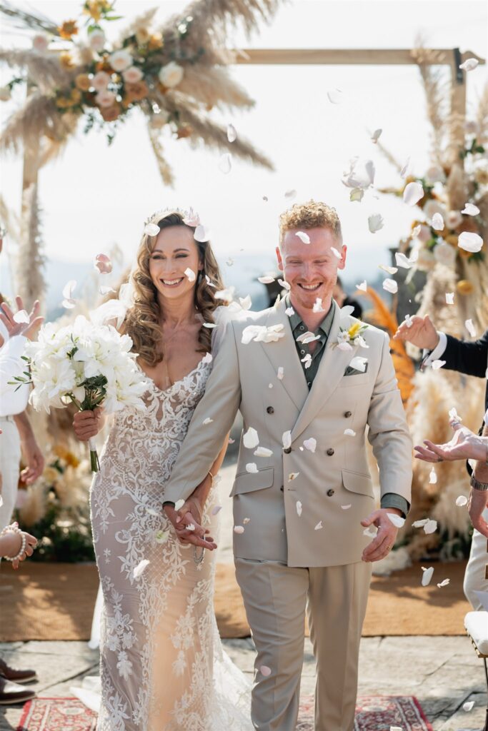 beautiful wedding at Villa di Maiano