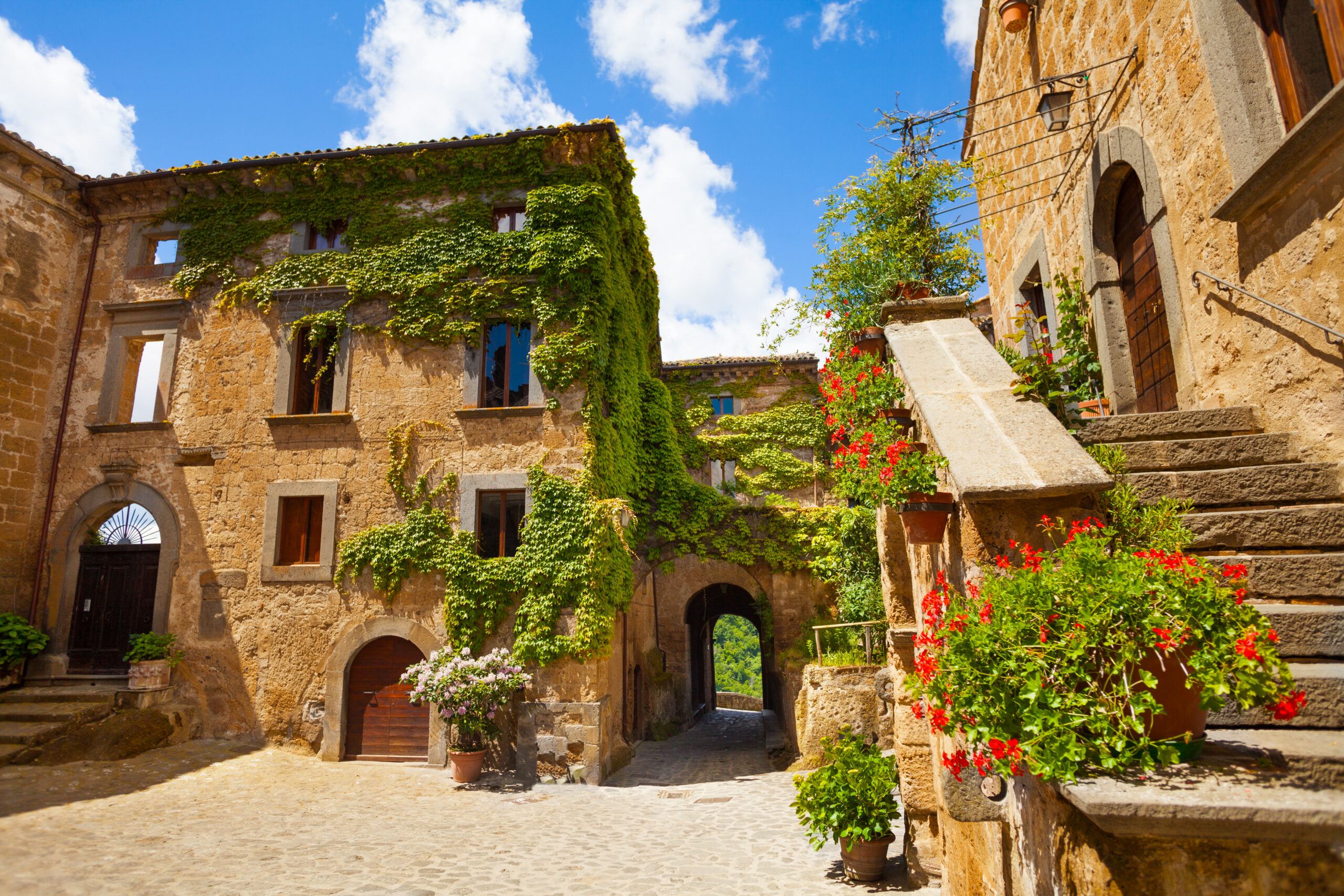 Ingresso al paese di Bagnoregio